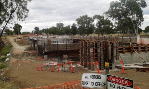 New bridge on the Maranoa River