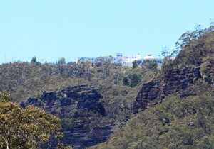 The Hydro Majestic Hotel at Medlow Bath from the Megalong Valley.