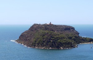 Barrenjoey Head at the mouth of the Hawkesbury River.