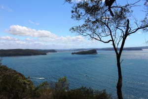The mouth of the Hawkesbury River.